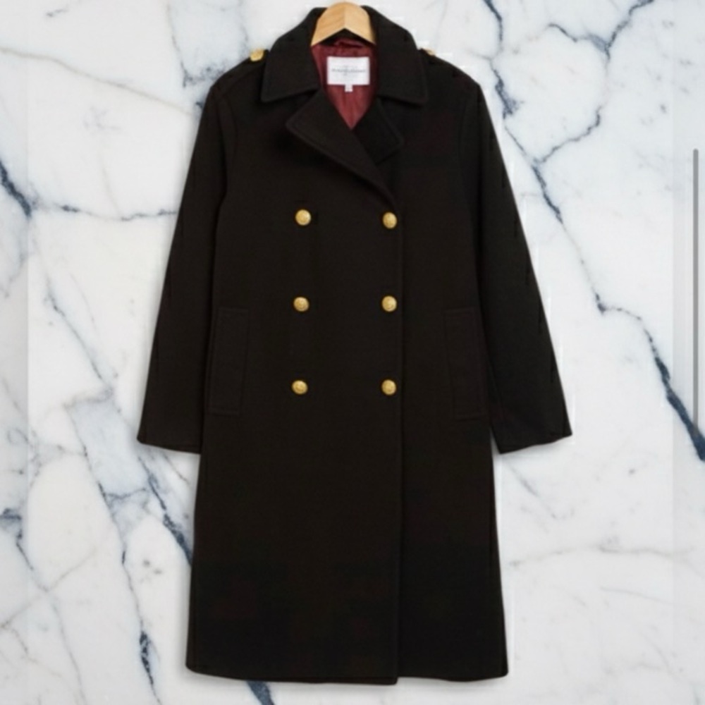 NWT- Rebecca Minkoff- Black Officers Coat
Double Breasted Classic Peacoat